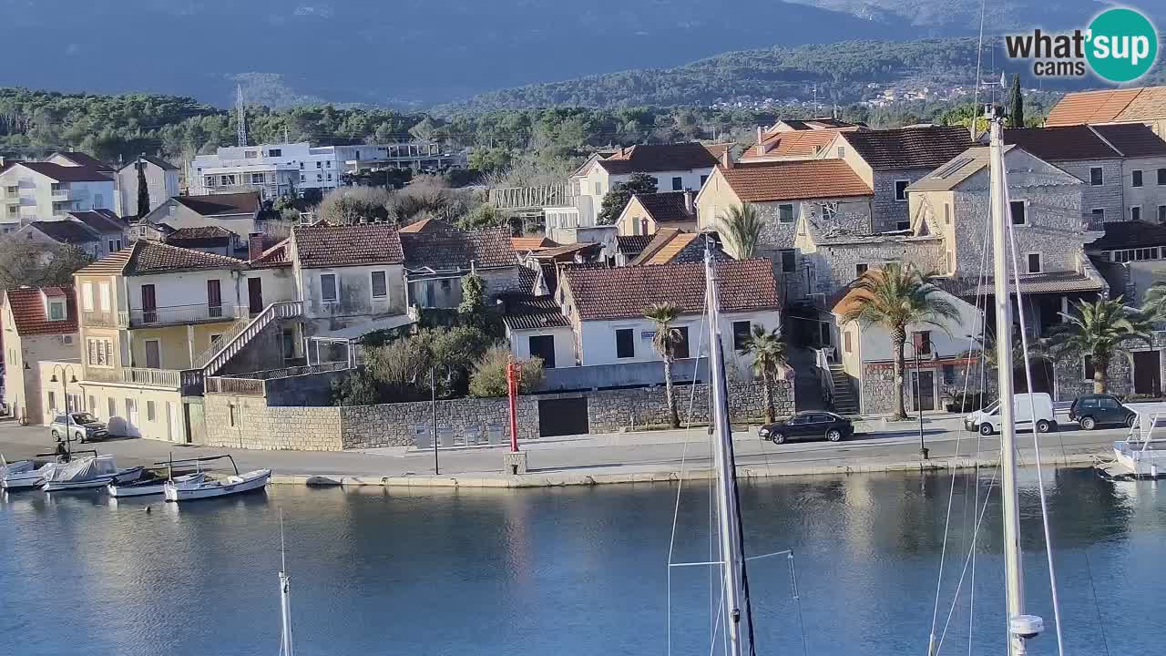 Livecam Hvar Vrboska marina | Île de Hvar | Dalmatia