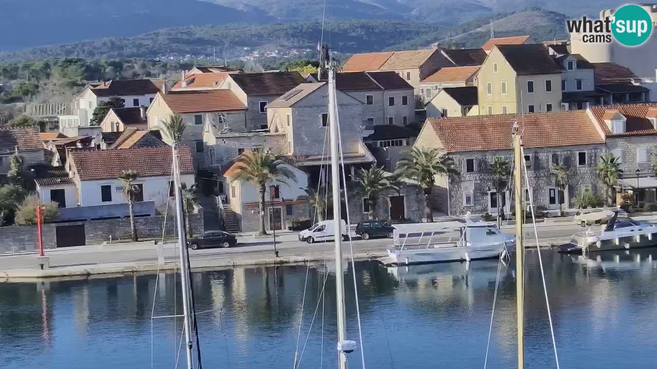 Livecam Hvar Vrboska marina | Île de Hvar | Dalmatia