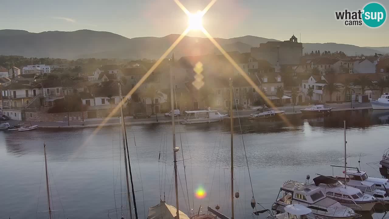 Webcam Vrboska marina | Hvar Insel | Dalmatien