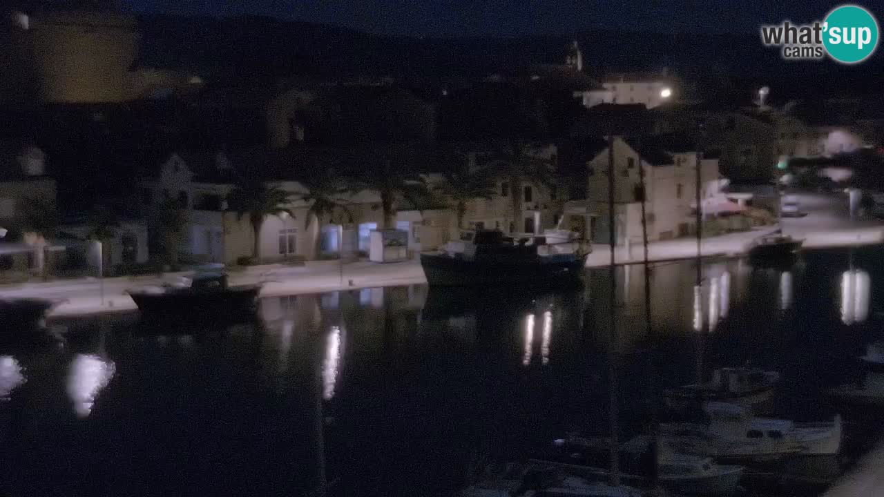 Livecam Hvar Vrboska marina | Île de Hvar | Dalmatia