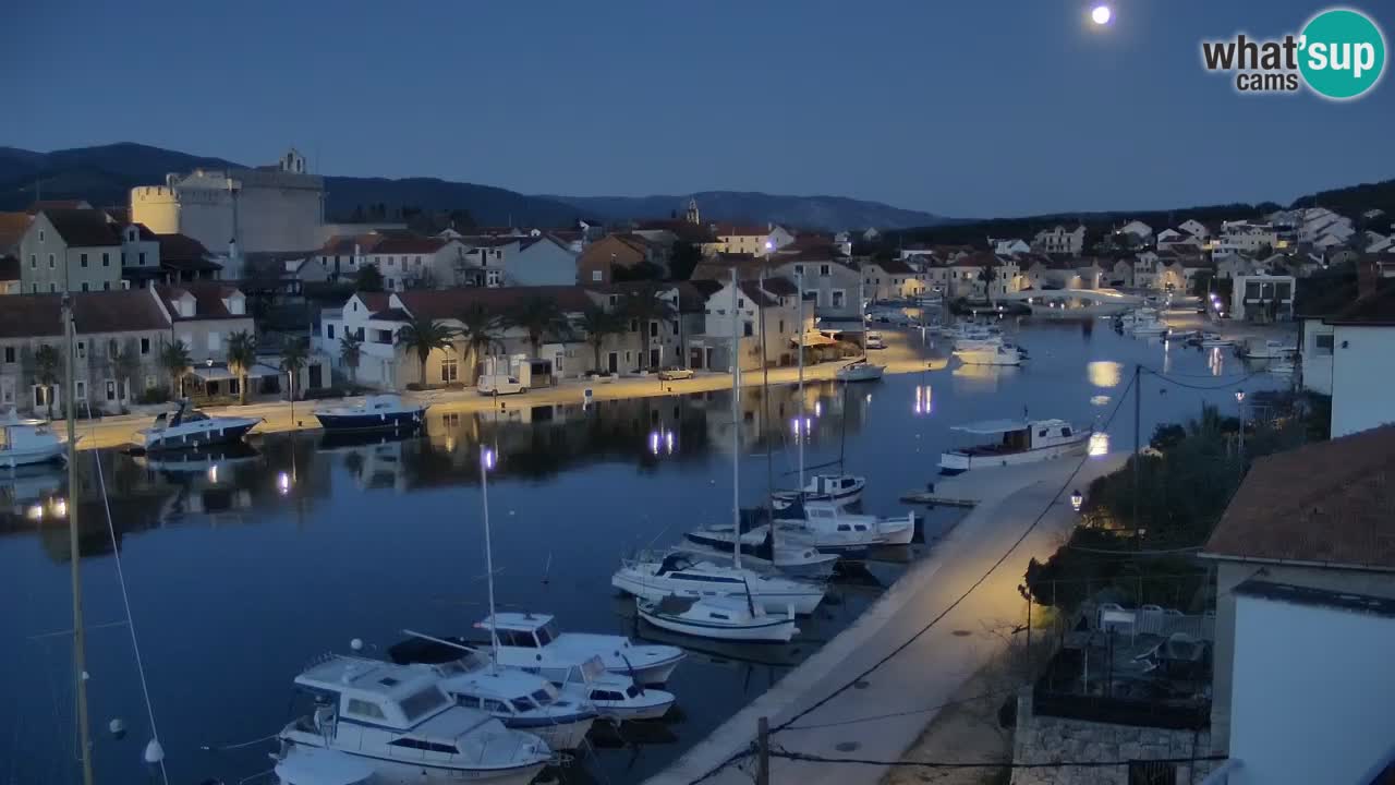 Livecam Hvar Vrboska marina | Île de Hvar | Dalmatia