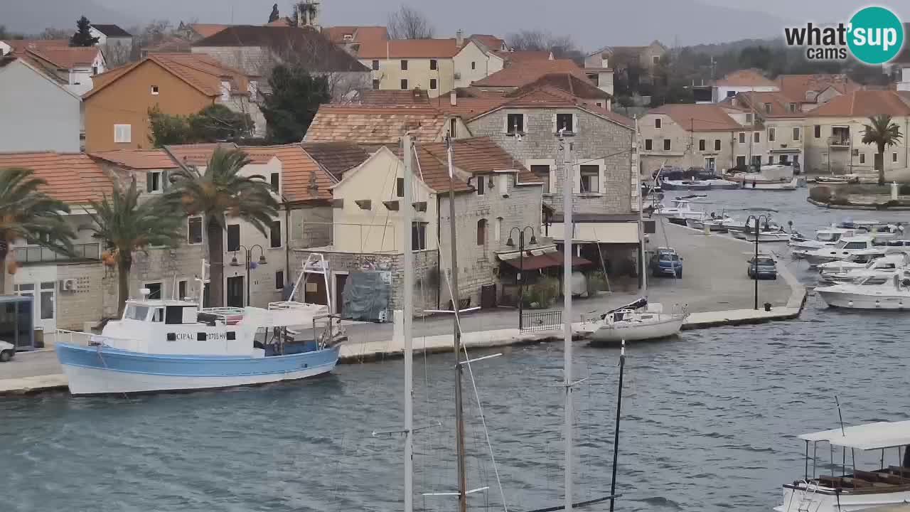 Livecam Hvar Vrboska marina | Île de Hvar | Dalmatia