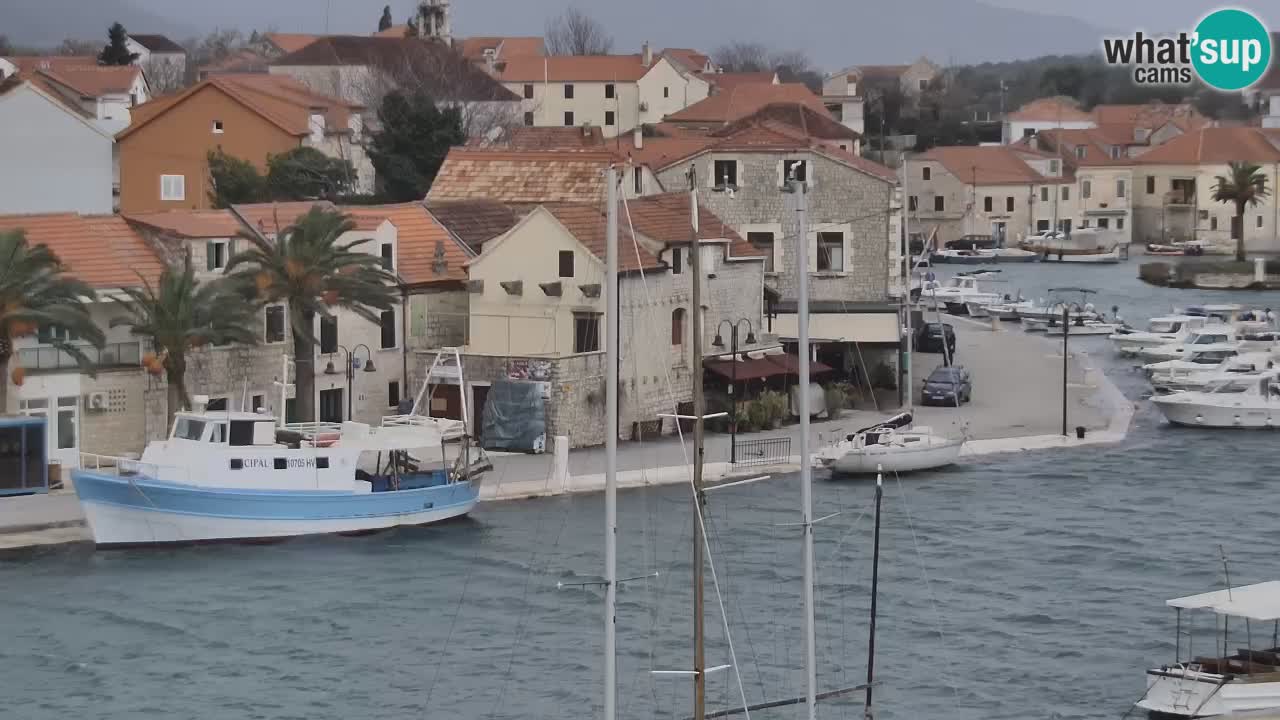 Webcam Hvar Vrboska marina | Dalmazia