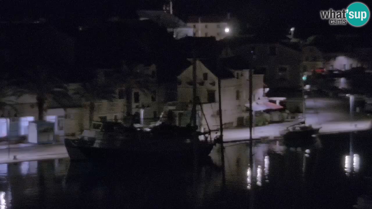 Livecam Hvar Vrboska marina | Île de Hvar | Dalmatia