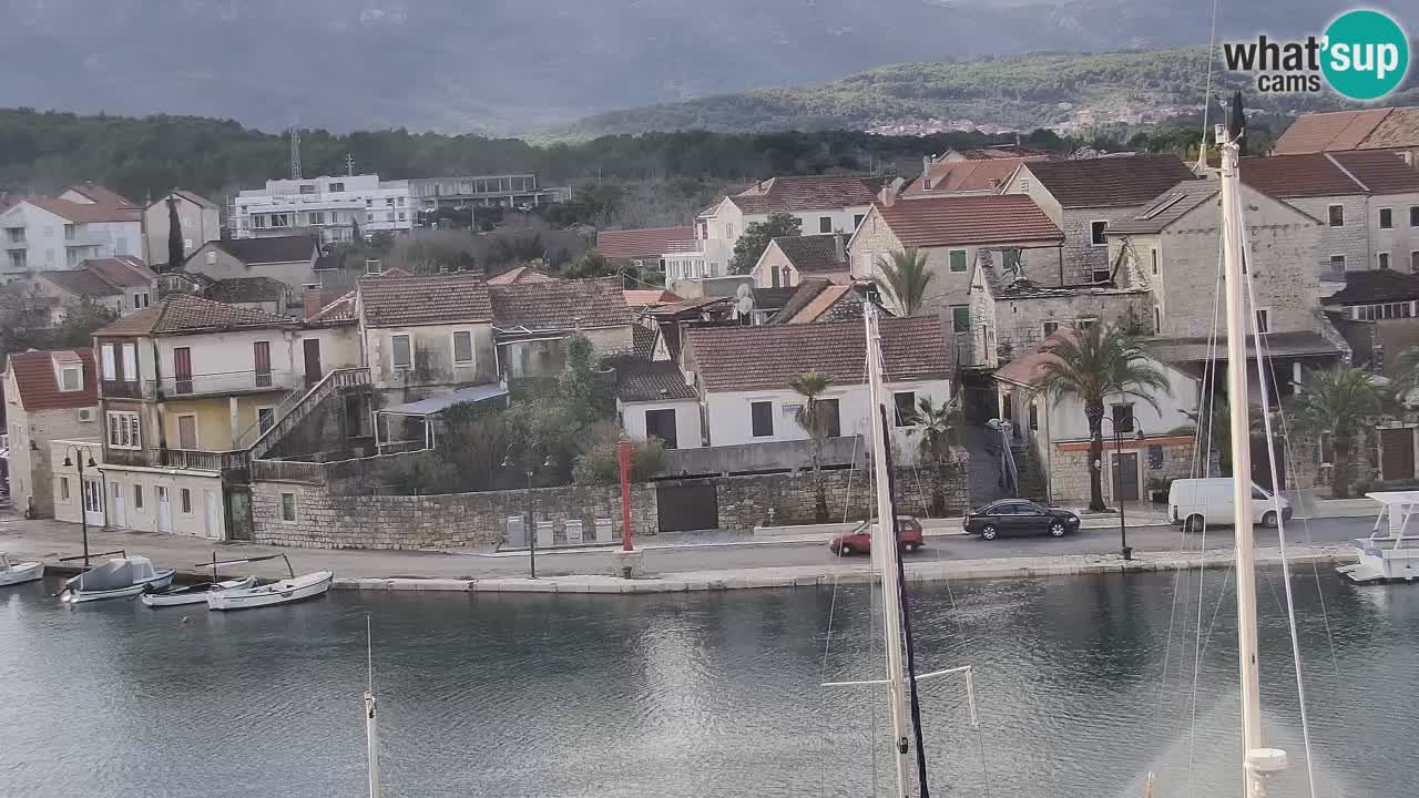 Webcam Hvar Vrboska marina | Dalmazia