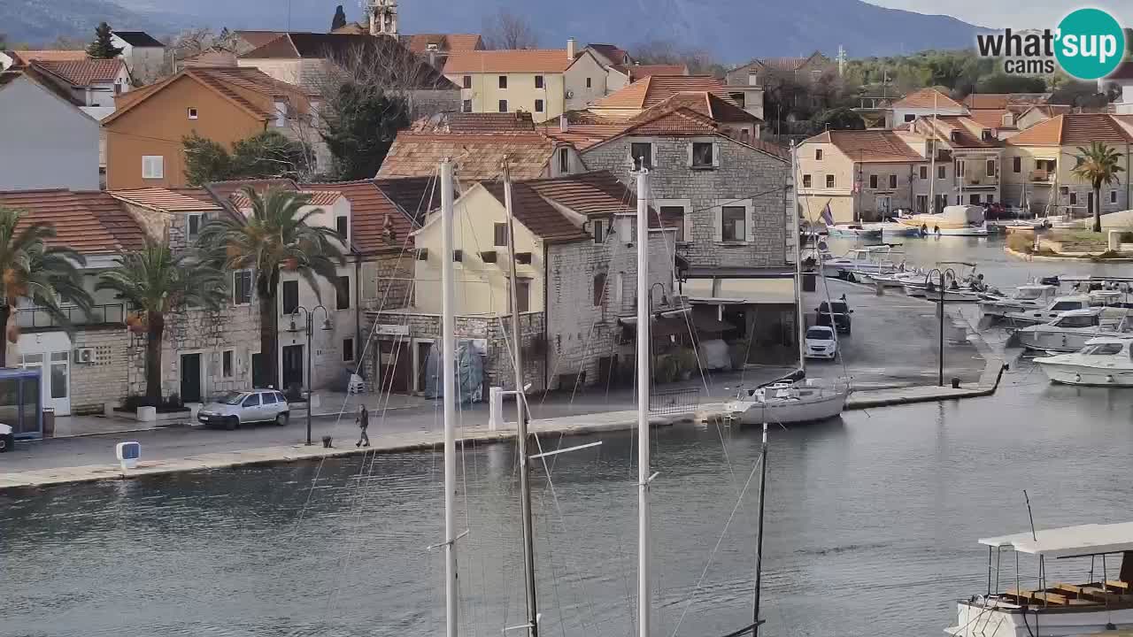 Livecam Vrboska marina | Hvar island | Dalmatia