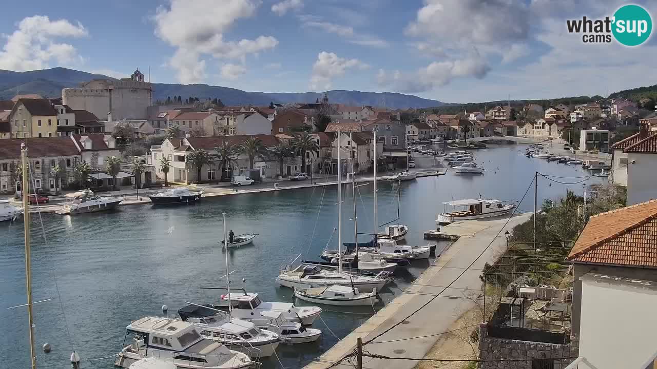 Livecam Hvar Vrboska marina | Île de Hvar | Dalmatia