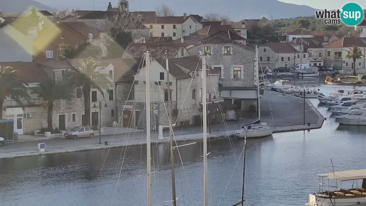 Livecam Hvar Vrboska marina | Île de Hvar | Dalmatia
