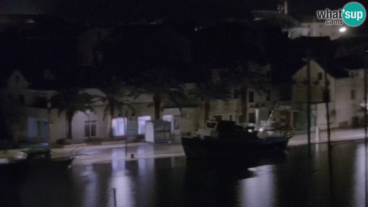 Livecam Hvar Vrboska marina | Île de Hvar | Dalmatia