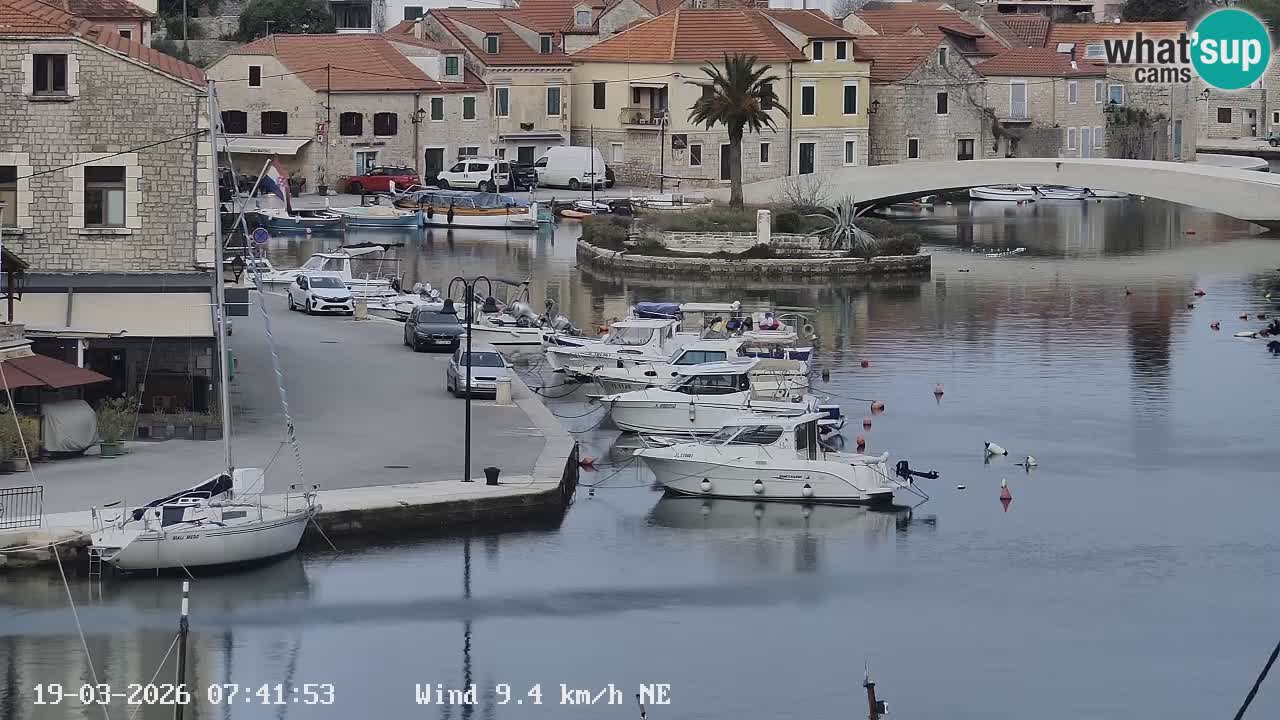 Webcam Vrboska marina | Hvar Insel | Dalmatien