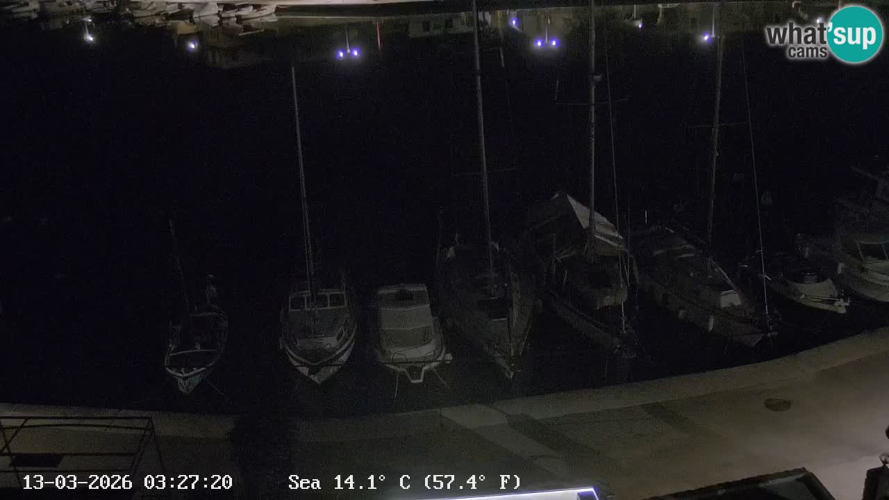 Webcam Vrboska marina | Hvar Insel | Dalmatien