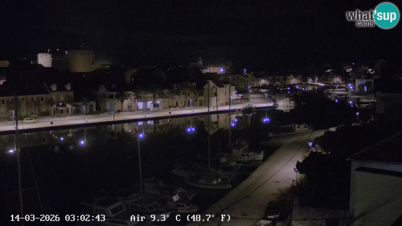 Webcam Vrboska marina | Hvar Insel | Dalmatien