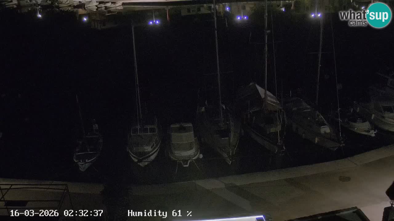 Webcam Hvar Vrboska marina | Dalmazia