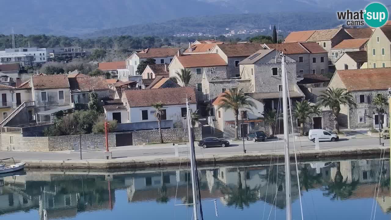 Livecam Hvar Vrboska marina | Île de Hvar | Dalmatia