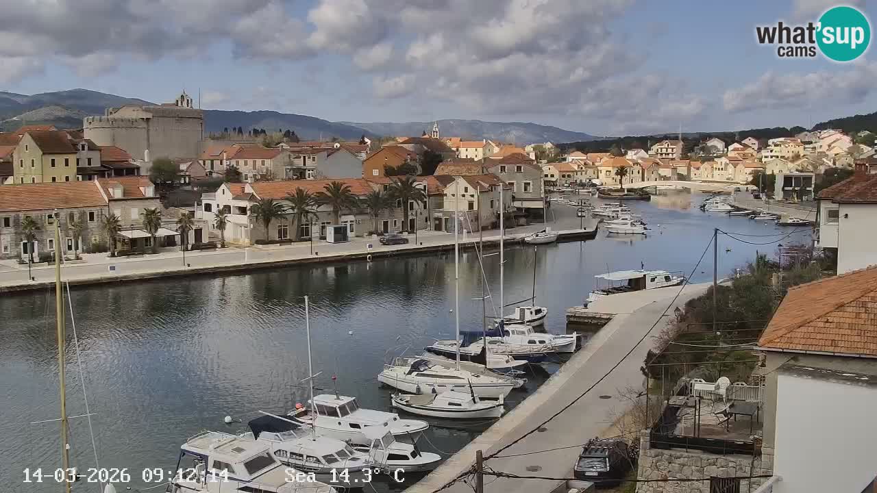 Livecam Hvar Vrboska marina | Île de Hvar | Dalmatia