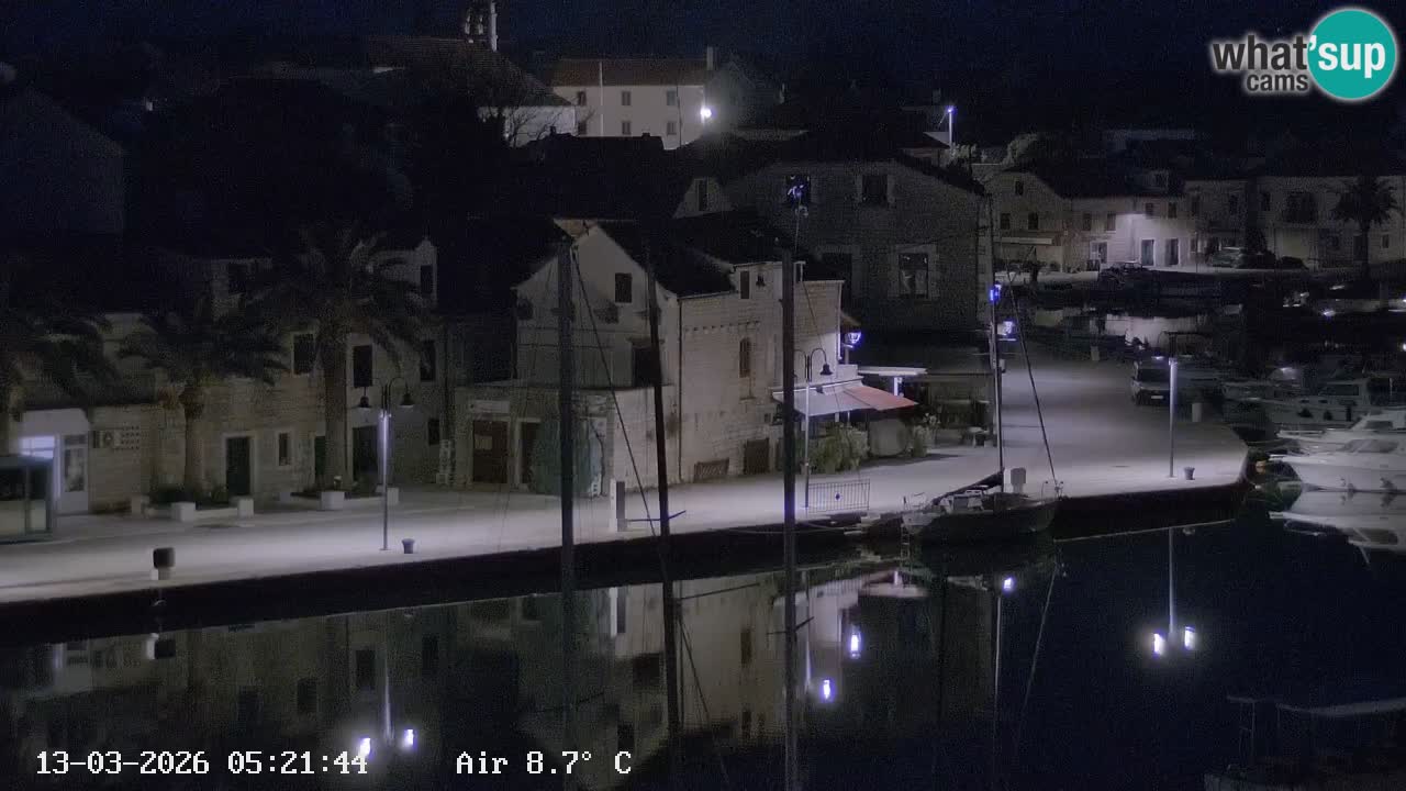 Livecam Vrboska marina | Hvar island | Dalmatia