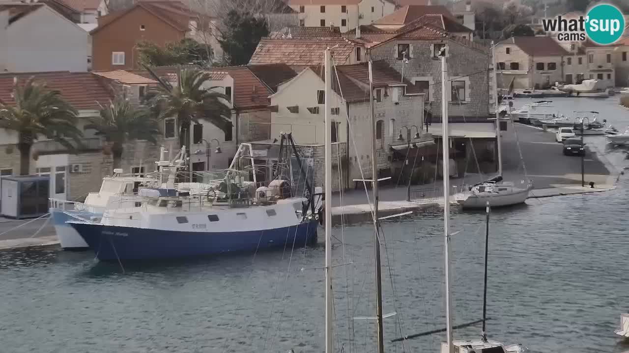 Livecam Hvar Vrboska marina | Île de Hvar | Dalmatia
