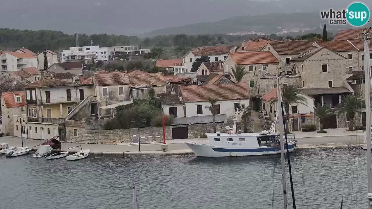 Webcam Hvar Vrboska marina | Dalmazia