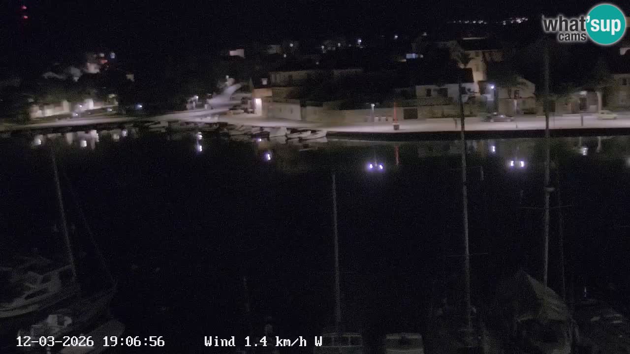 Webcam Hvar Vrboska marina | Dalmazia