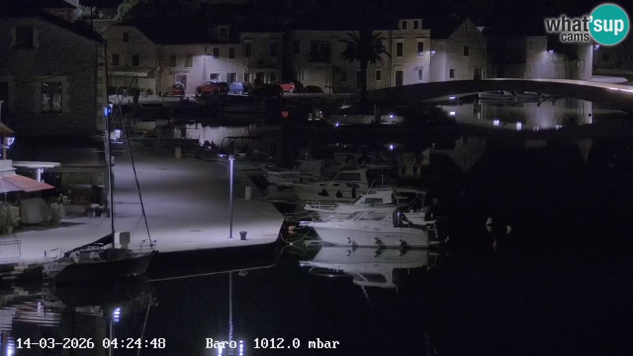 Webcam Vrboska marina | Hvar Insel | Dalmatien