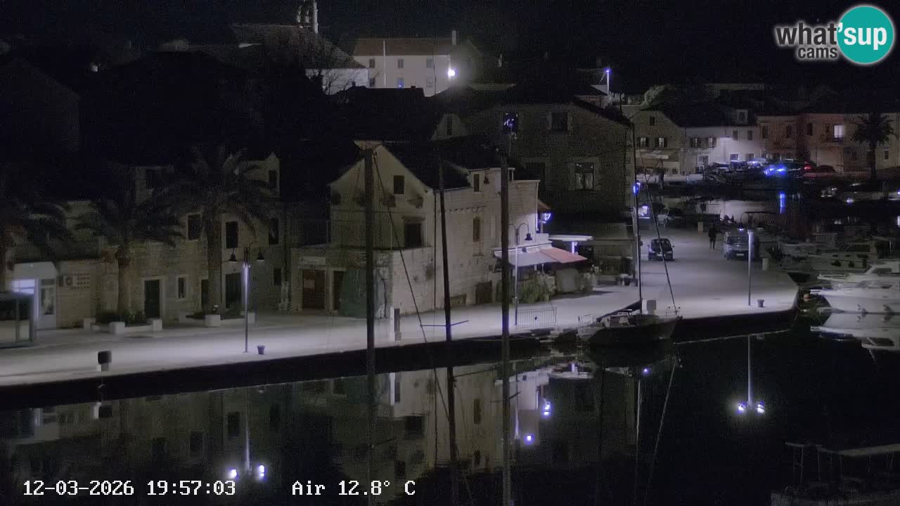 Webcam Vrboska marina | Hvar Insel | Dalmatien