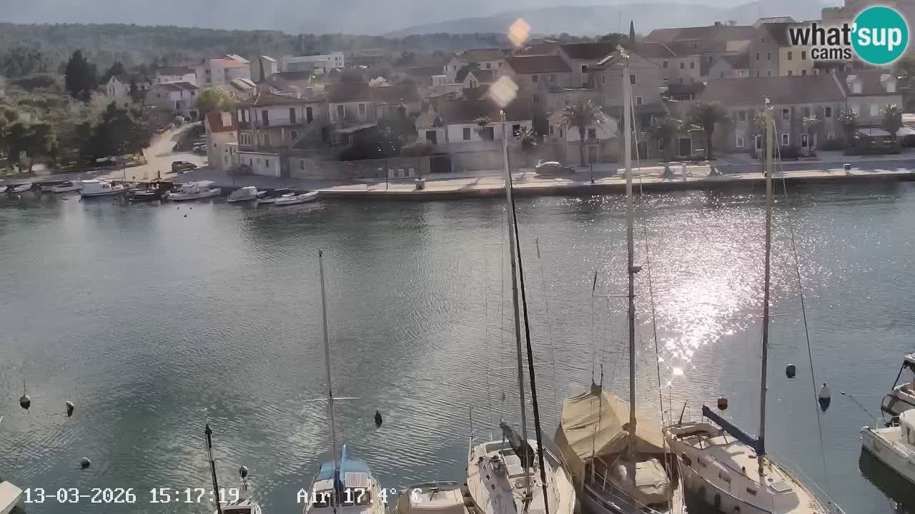 Livecam Hvar Vrboska marina | Île de Hvar | Dalmatia