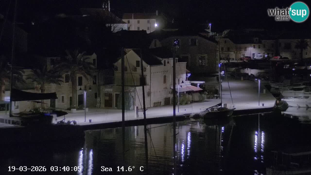 Webcam Hvar Vrboska marina | Dalmazia