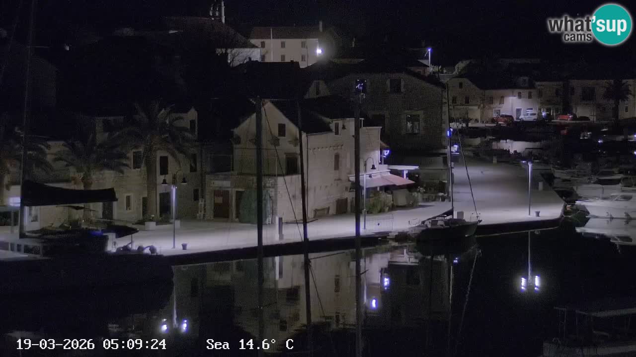 Webcam Vrboska marina | Hvar Insel | Dalmatien