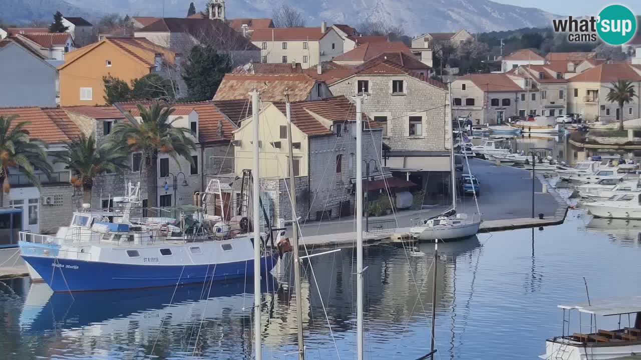 Webcam Hvar Vrboska marina | Dalmazia