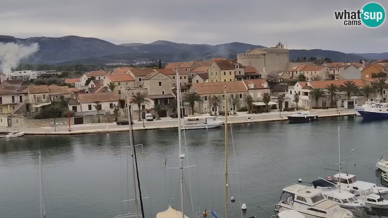 Webcam Vrboska marina | Hvar Insel | Dalmatien