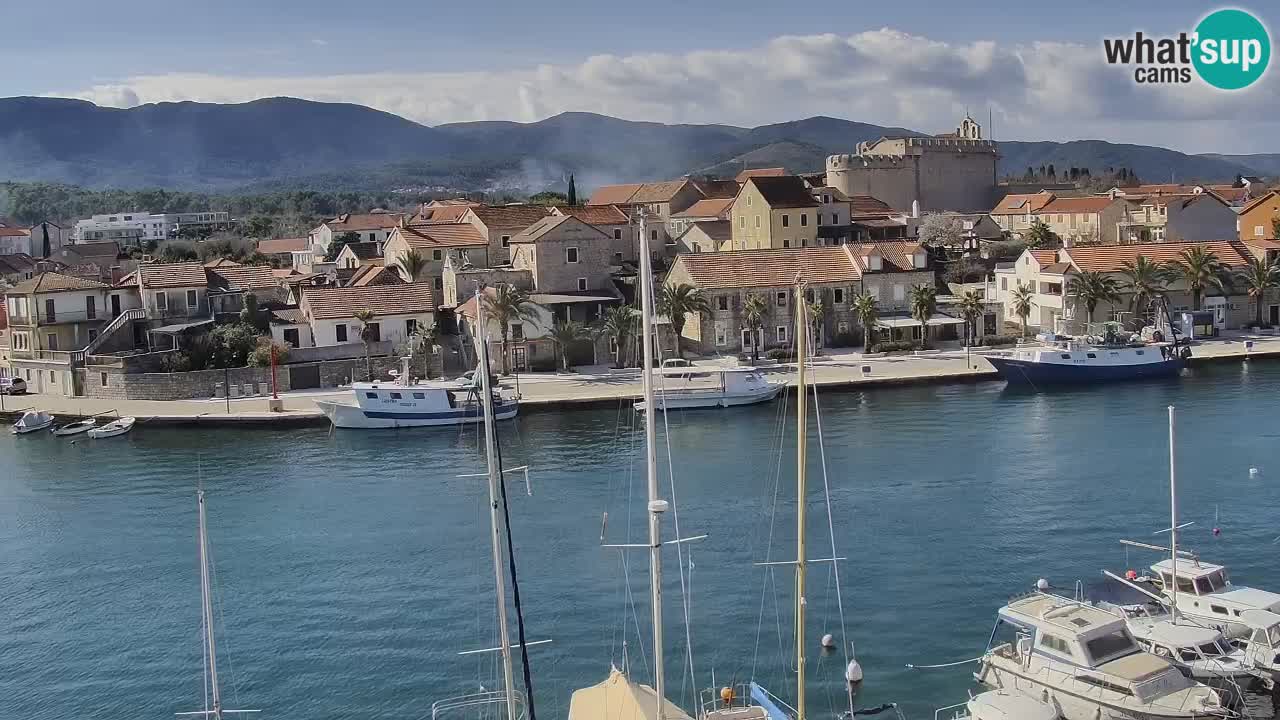 Webcam Vrboska marina | Hvar Insel | Dalmatien