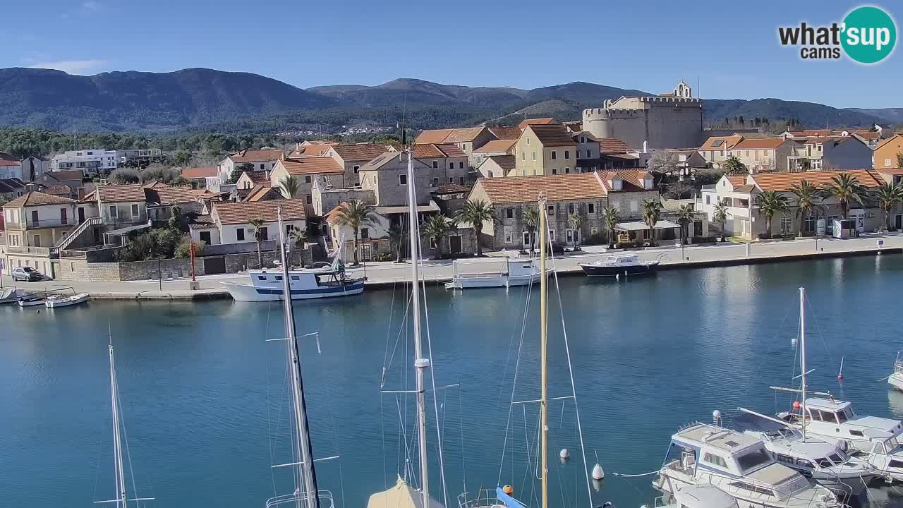Livecam Vrboska marina | Hvar island | Dalmatia