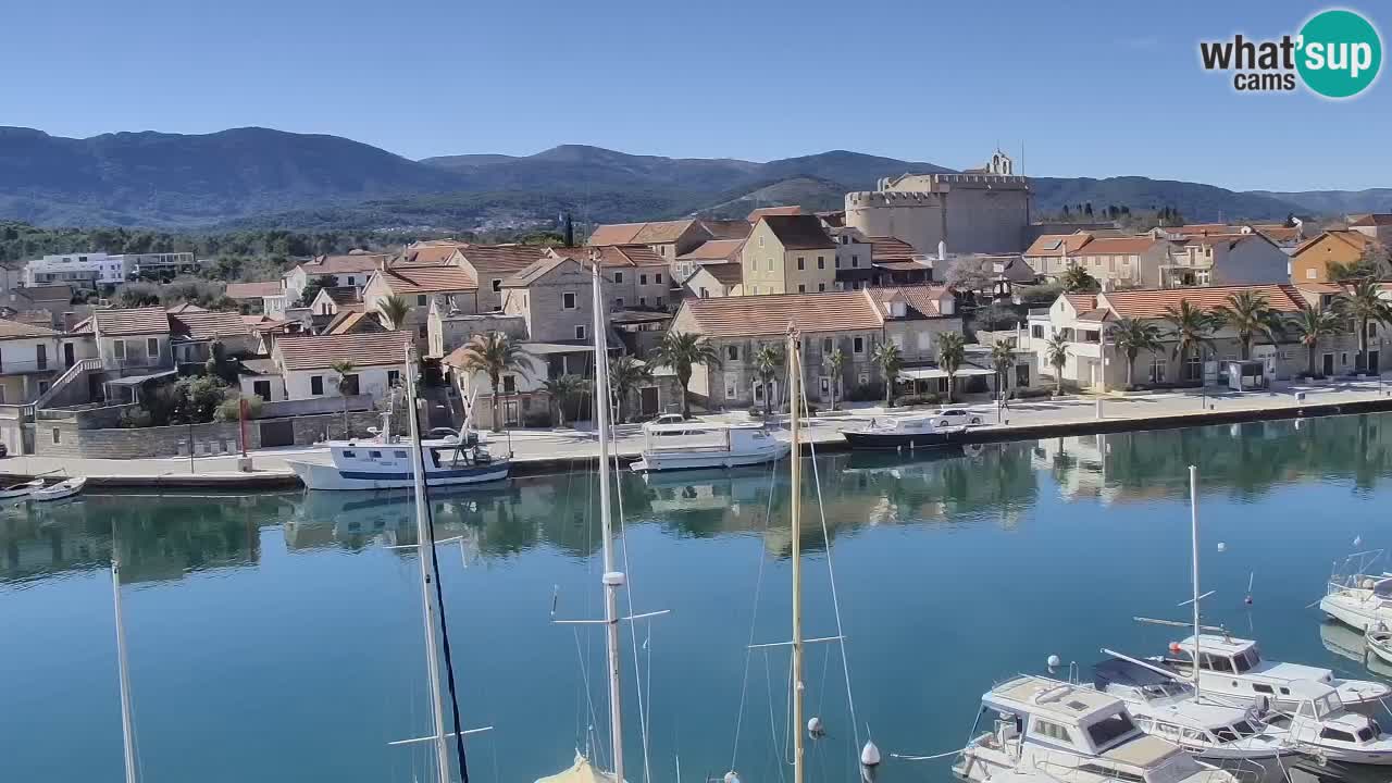 Webcam Hvar Vrboska marina | Dalmazia