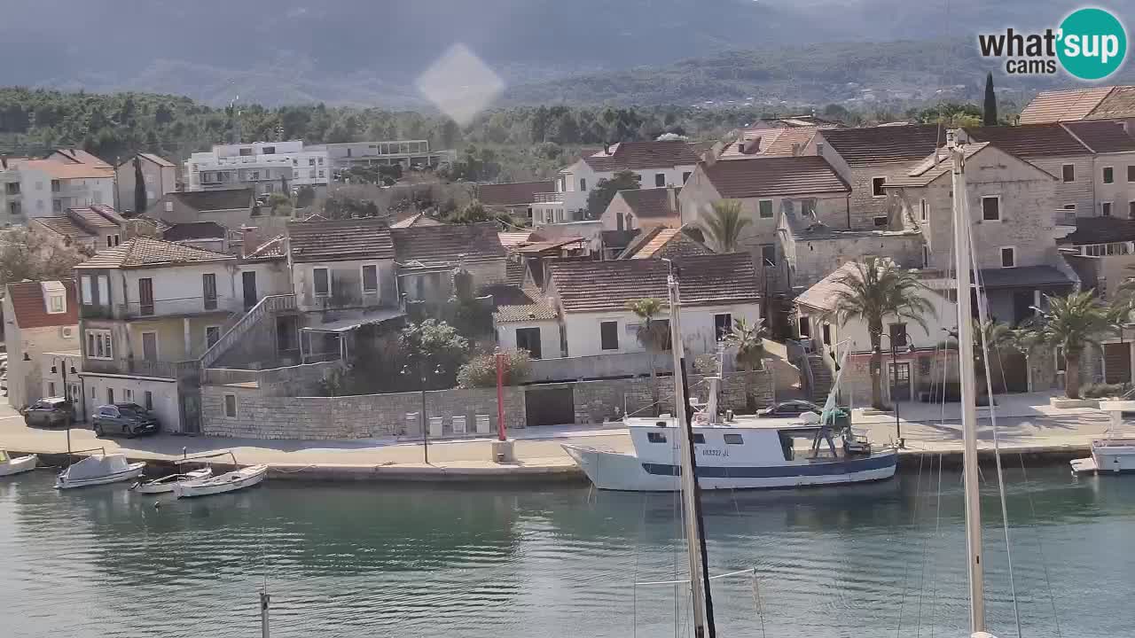 Livecam Hvar Vrboska marina | Île de Hvar | Dalmatia