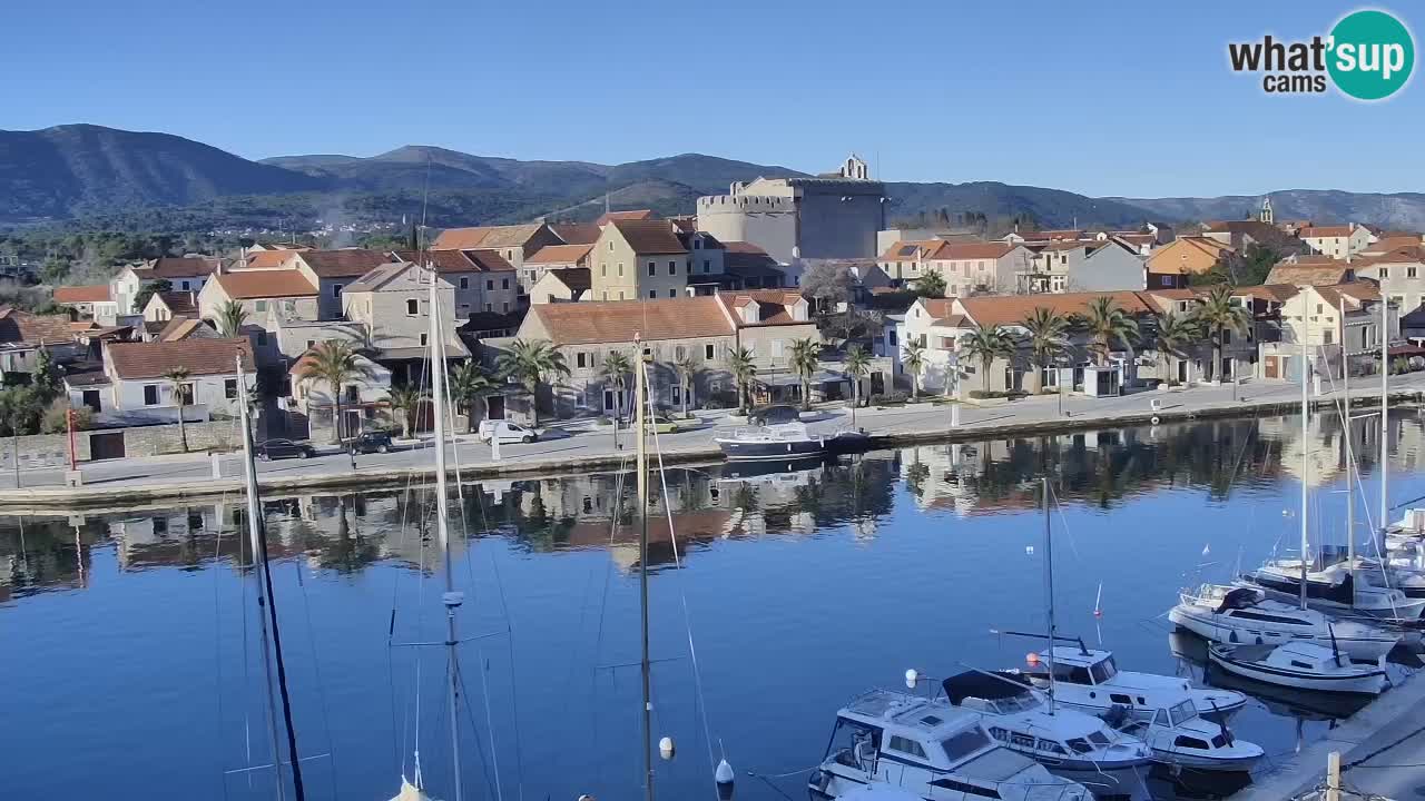 Livecam Hvar Vrboska marina | Île de Hvar | Dalmatia