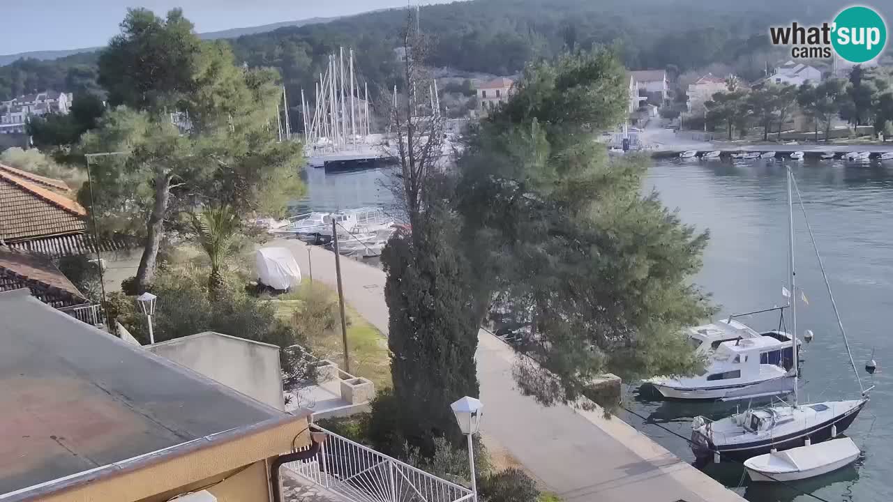 Livecam Hvar Vrboska marina | Île de Hvar | Dalmatia