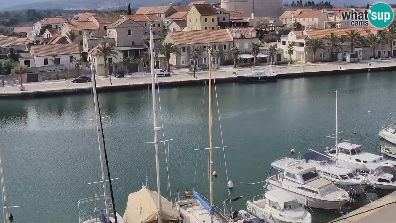 Livecam Hvar Vrboska marina | Île de Hvar | Dalmatia