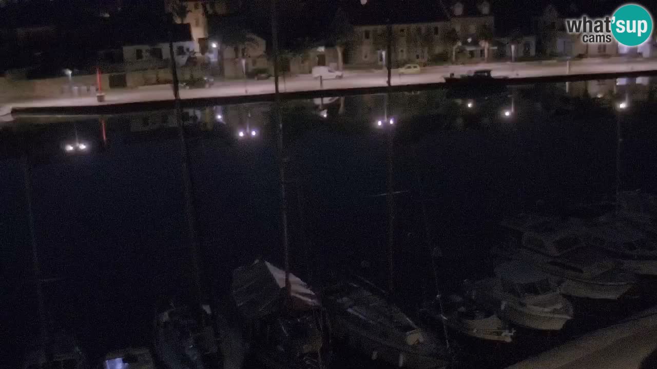 Livecam Hvar Vrboska marina | Île de Hvar | Dalmatia