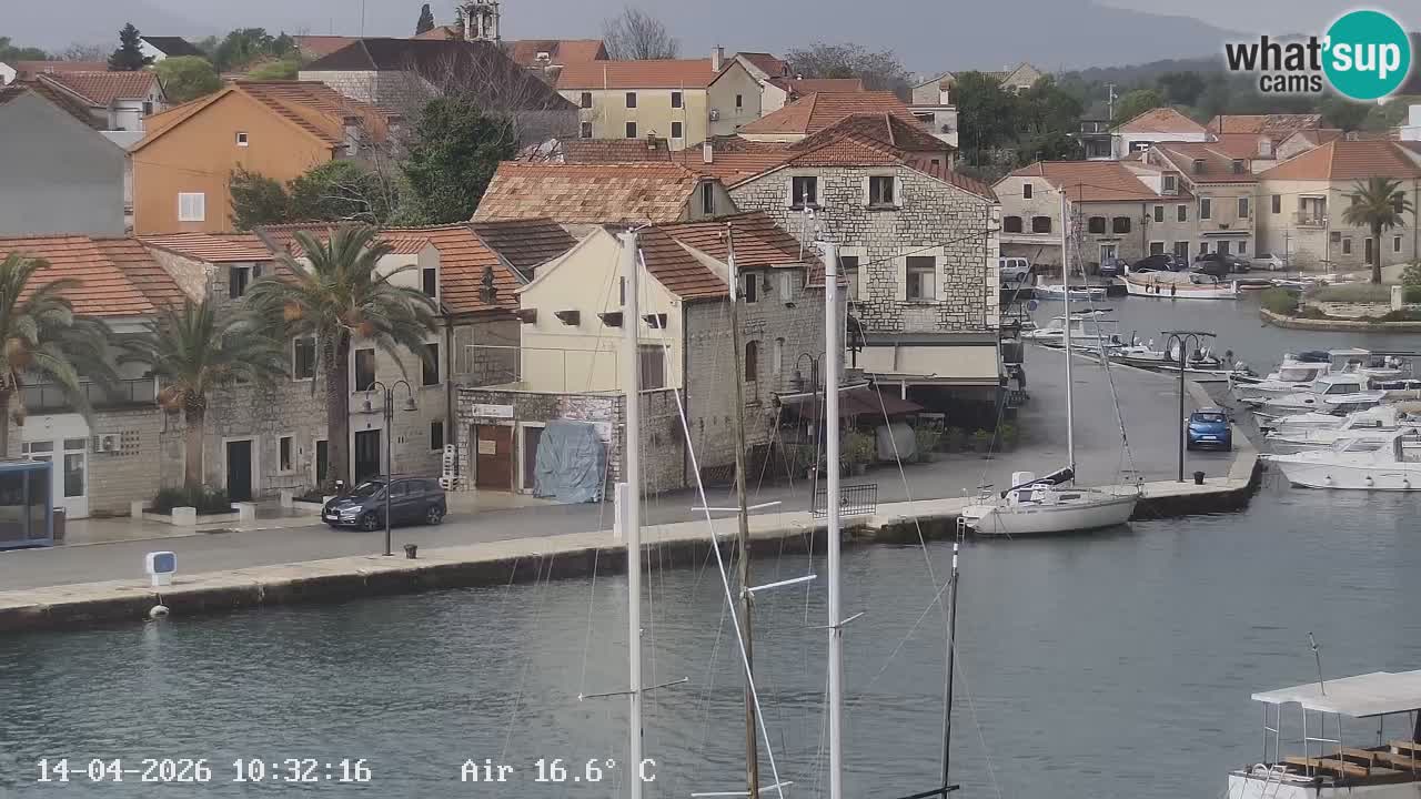 Webcam Hvar Vrboska marina | Dalmazia