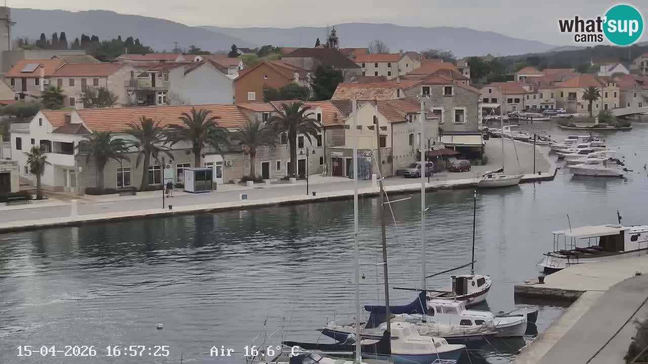 Webcam Vrboska marina | Hvar Insel | Dalmatien