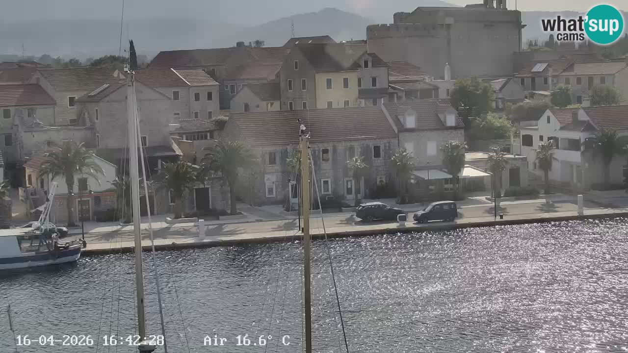 Livecam Hvar Vrboska marina | Île de Hvar | Dalmatia