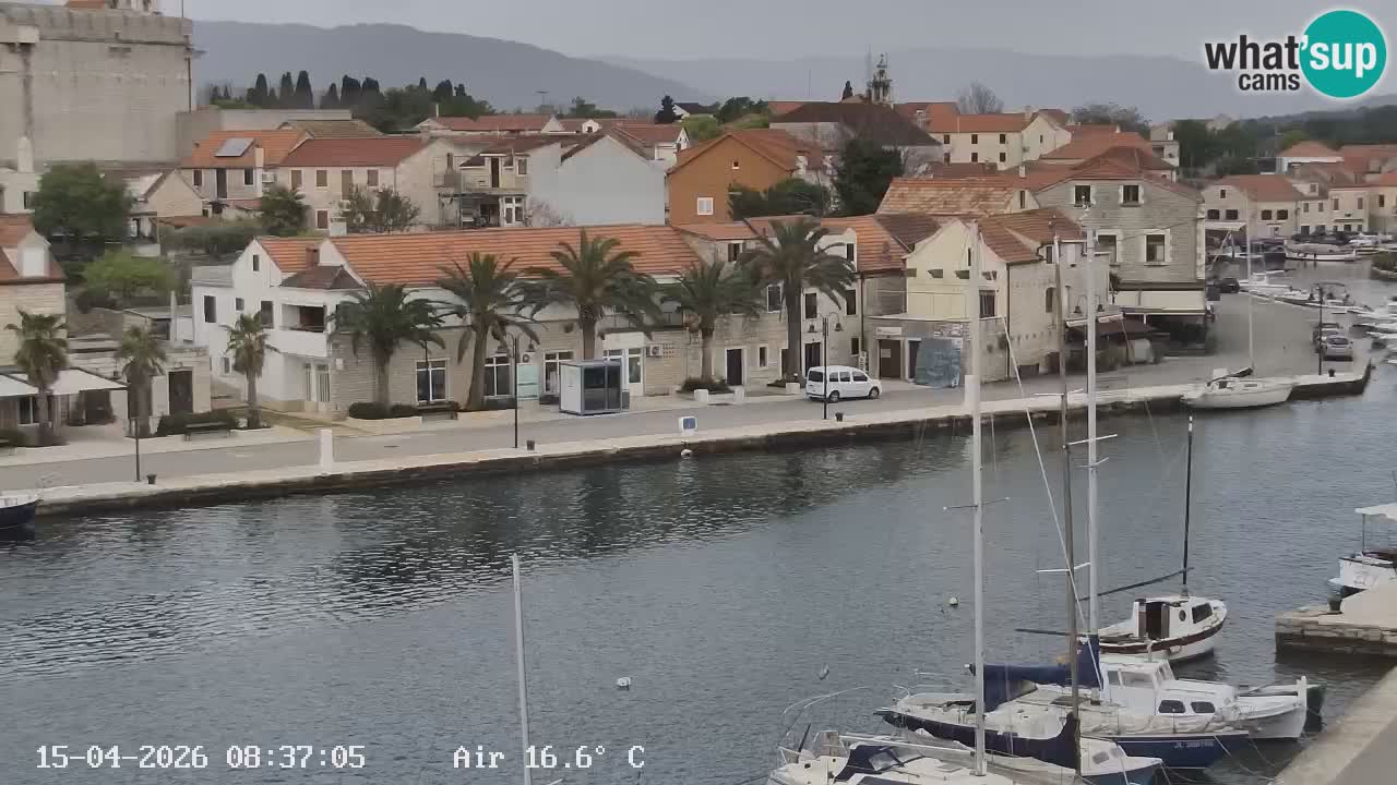 Webcam Hvar Vrboska marina | Dalmazia