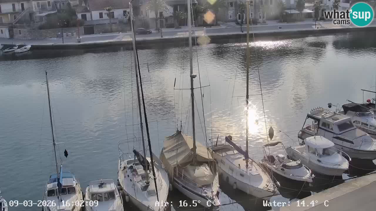 Webcam Vrboska marina | Hvar Insel | Dalmatien
