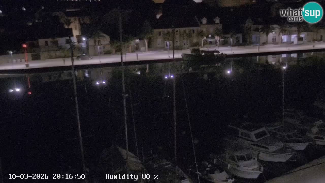 Webcam Hvar Vrboska marina | Dalmazia