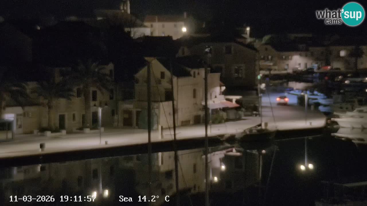 Webcam Hvar Vrboska marina | Dalmazia