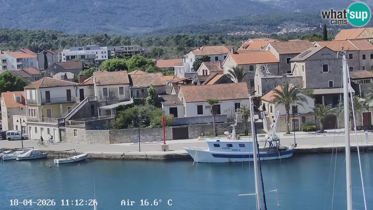 Livecam Vrboska marina | Hvar island | Dalmatia