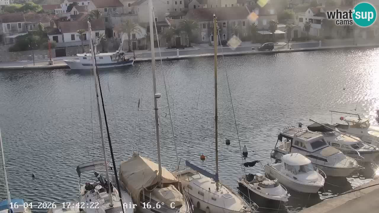 Web kamera Hvar Vrboska marina | otok Hvar | Dalmacija