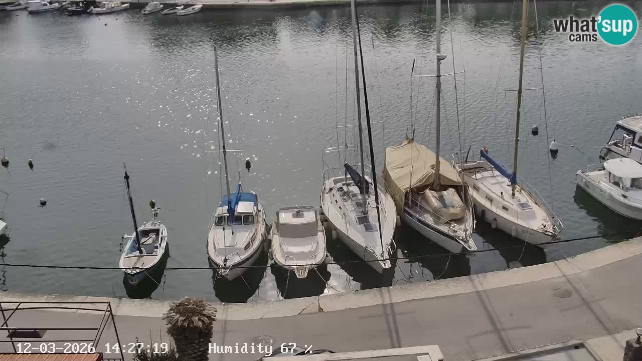 Webcam Vrboska marina | Hvar Insel | Dalmatien