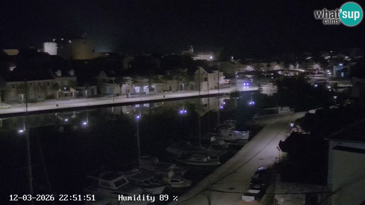 Livecam Hvar Vrboska marina | Île de Hvar | Dalmatia