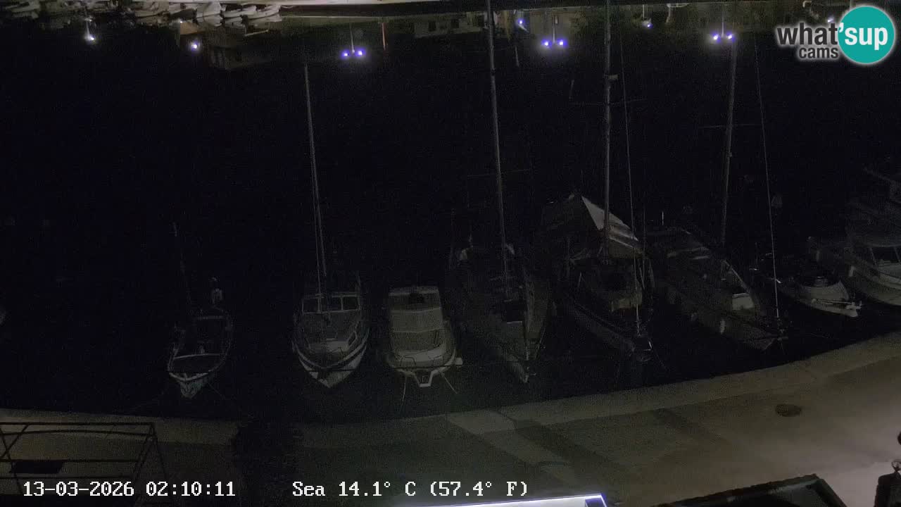 Livecam Hvar Vrboska marina | Île de Hvar | Dalmatia